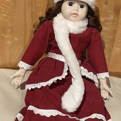 House Of Lloyd Porcelain Doll, Winter