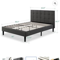 Queen Bed Frame With Headboard 
