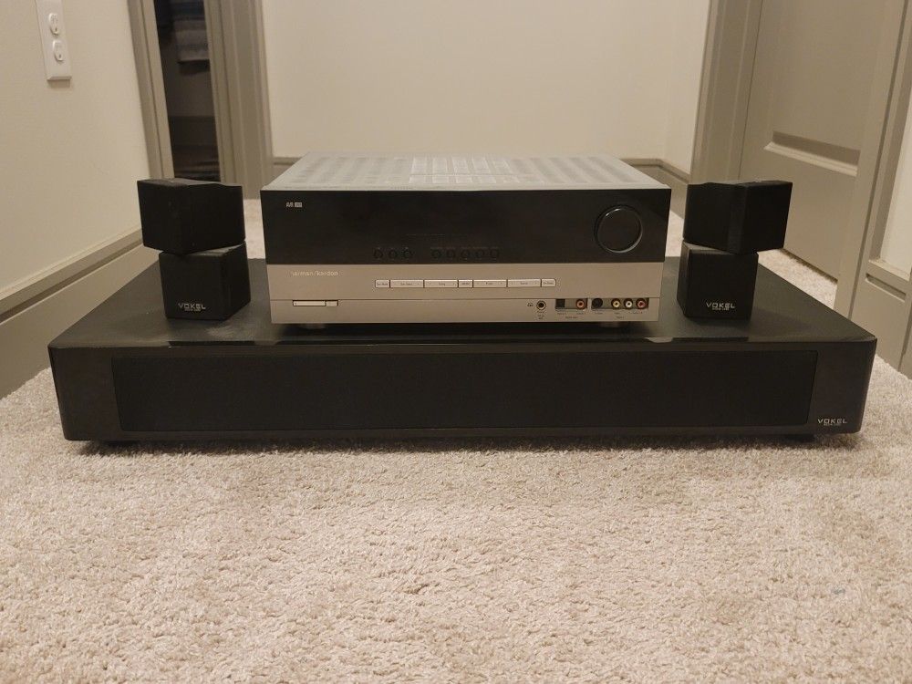 Surround Sound Bar And Speakers