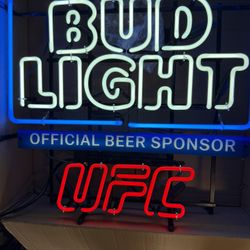 Man Cave Must Have UFC Bud Light Neon