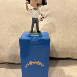 Los Angeles Chargers Coach Jim Harbaugh Bobblehead