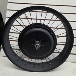 1200 Watt Ebike Hub Motor On A 20x4-in Rim