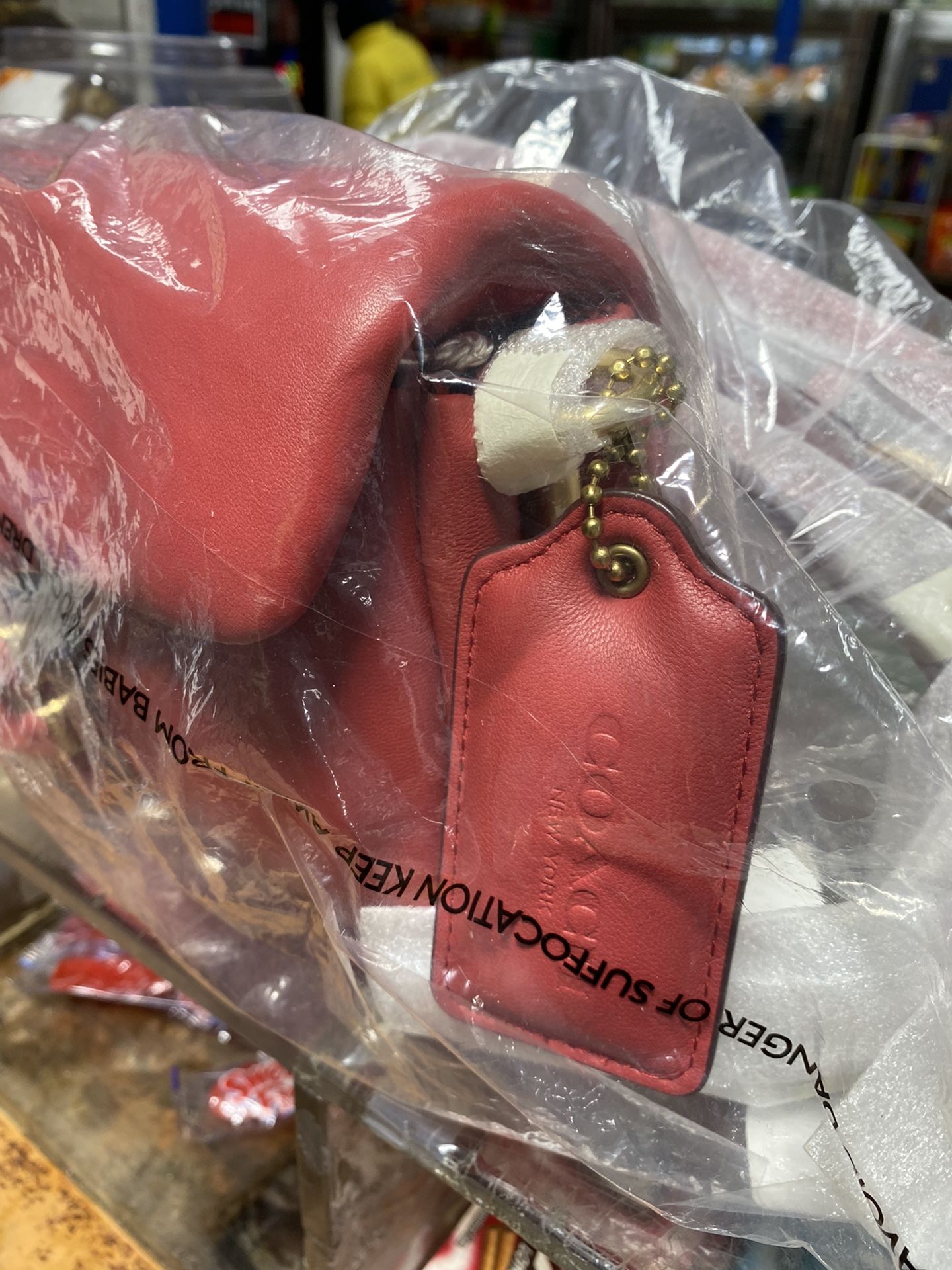 Authentic Coach Bag Apple Red