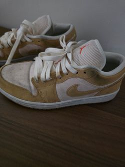 Air Jordan 1 Low Corduroy Twine Orange