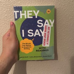 They say I say