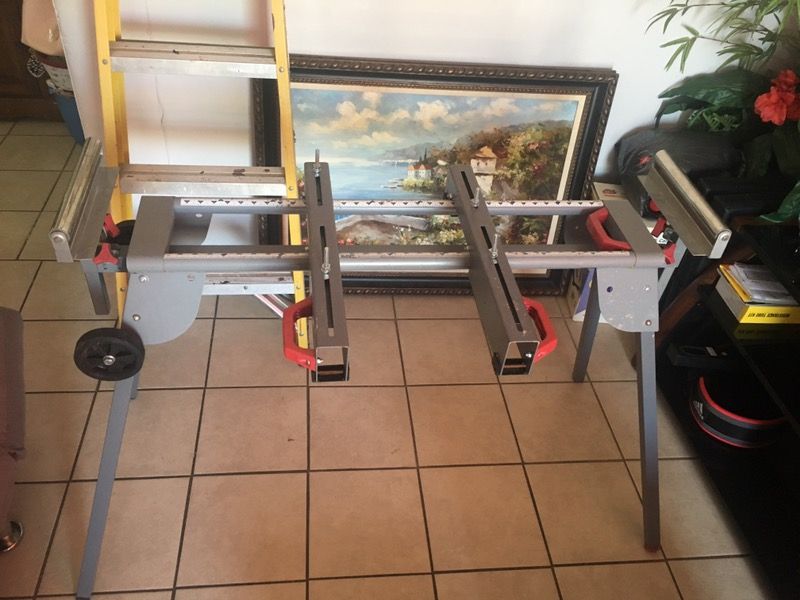 Maxtech Miter Saw Stand very good condition 50.00 for Sale in Los