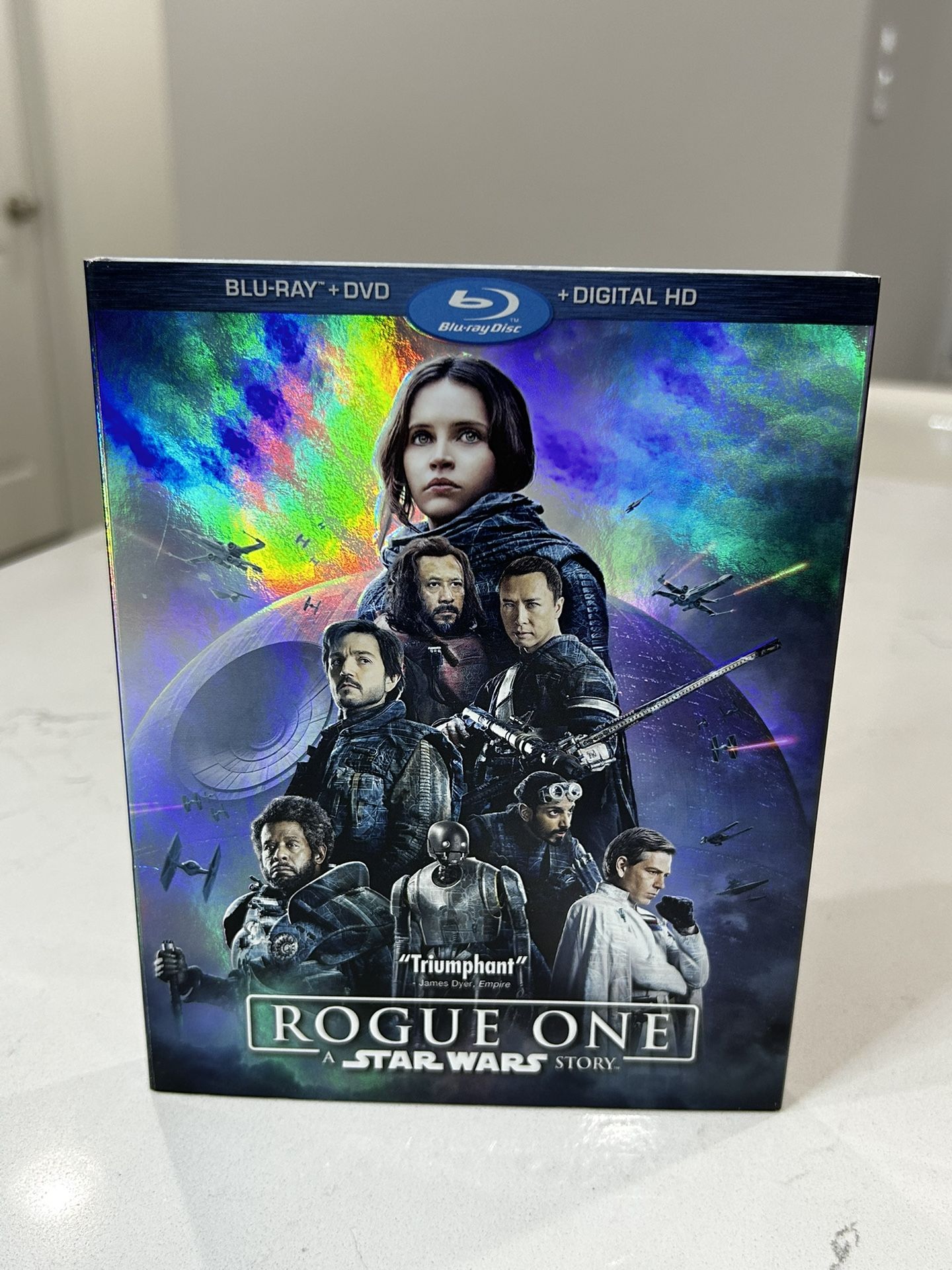 Rogue One A Star Wars Story Blu-ray DVD Digital HD Felicity Jones Diego Luna Alan