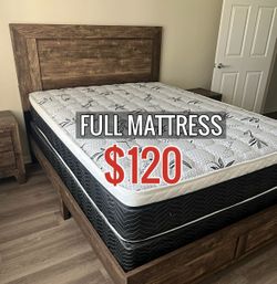 New Full Mattress Only $120