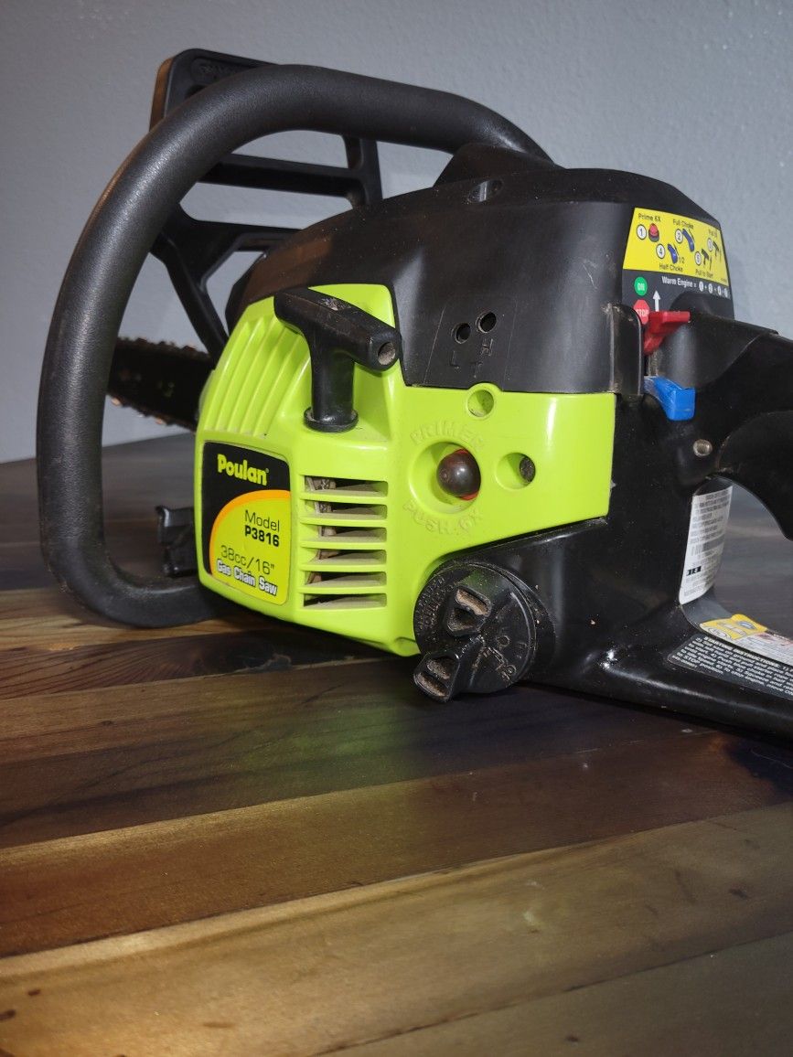 Poulan Color Green 38cc/16" Model P3816 for Sale in Portland, OR OfferUp