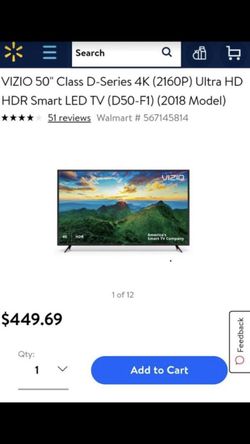 50 inch Vizio Smart TV