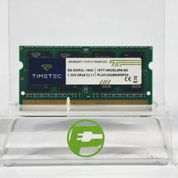 Timtec 8GB (1x8GB) RAM DDR3L 1600MHz 76TT16NUSL2R8