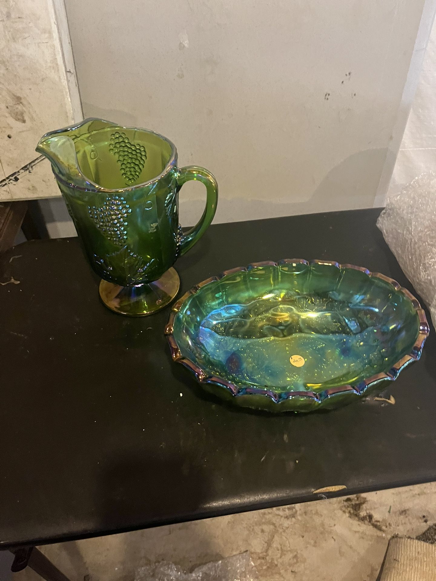 Vintage Blue Carnival Dishware