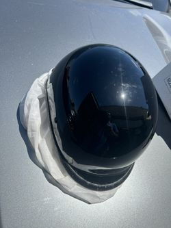  New Large Dot Black Motorcycle Helmet 