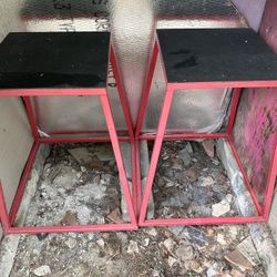 (2) 30” Steel Plyometric Jump Boxes.