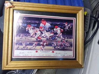 Cleveland Browns 1964 Championship Game Photo