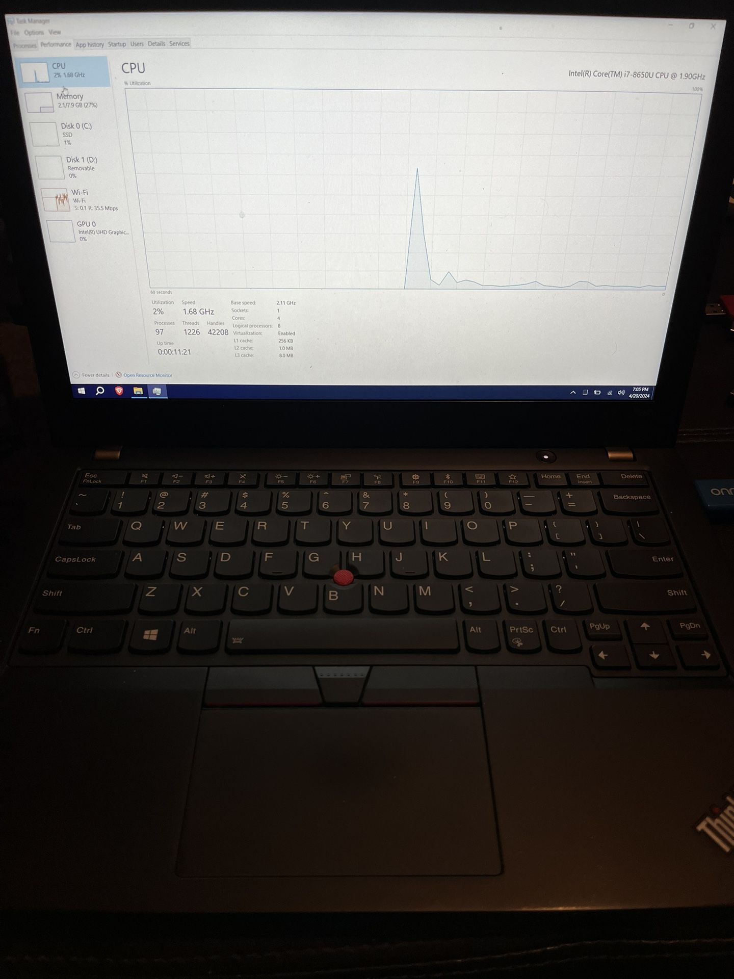 Lenovo Thinkpad X280 Laptop