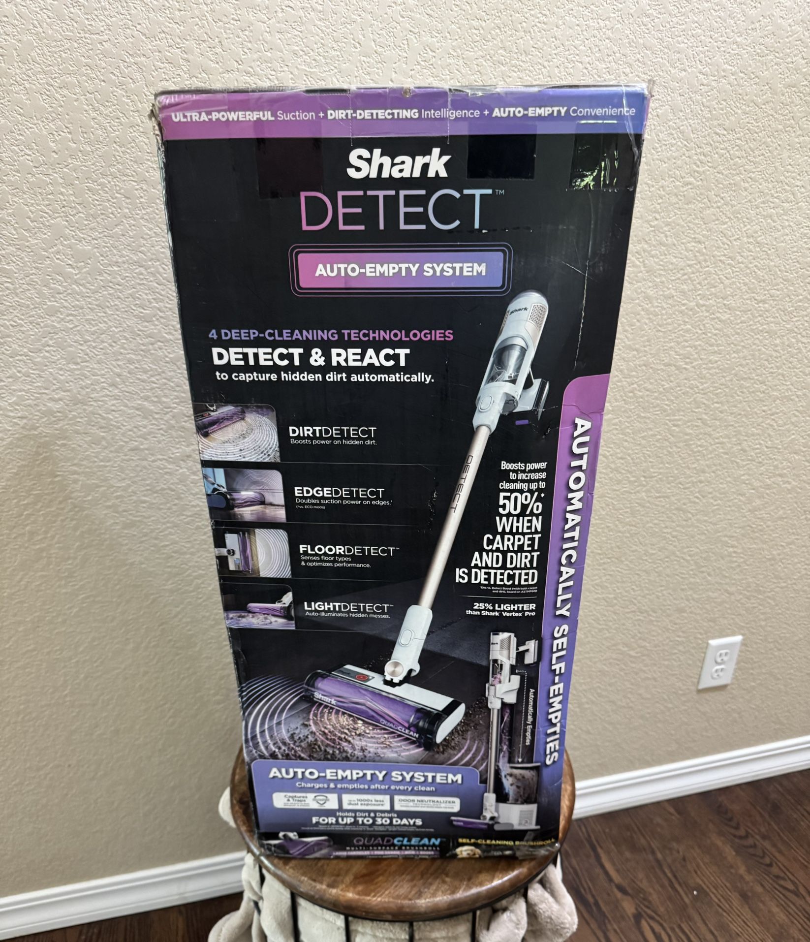 BNIB Shark Detect Pro With Auto-Empty Base Station