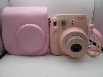 Pink instax mini 8 film camera