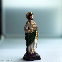 Saint Jude Thaddeus Resin Statue – 8 Inch Catholic Figurine