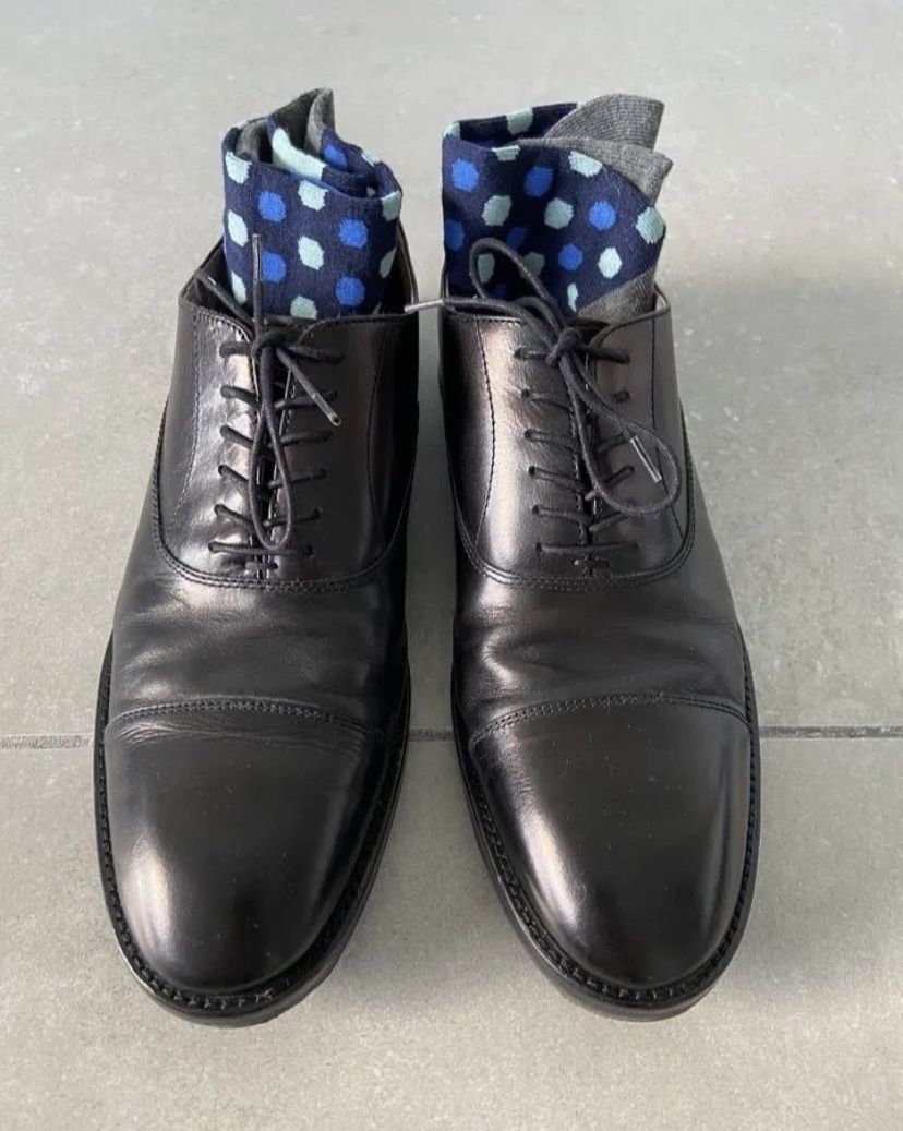 BANANA REPUBLIC Kevin Italian Leather Cap Toe Oxford 9 +  display picture 3