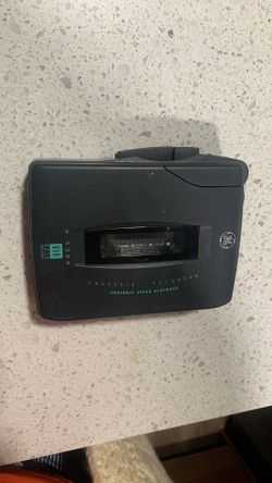 General Electric GE Variable Speed Tape Cassette Recorder 3-5365 Tested Works