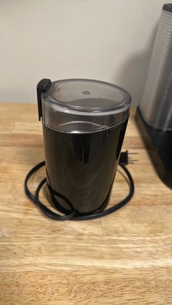 Black Electric Coffee Grinder