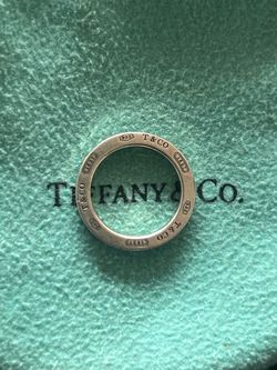 Tiffany & Co. 1837 Silver Circle Ring Pendant Charm