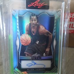 Allen Iverson Autograph 12/35