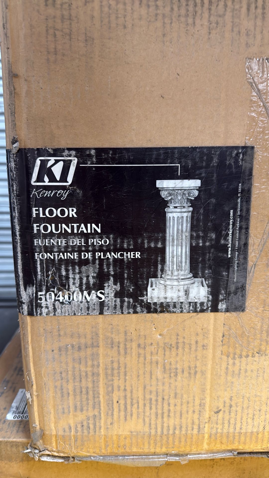 Kenroy Floor Fountain 50400MS Great Deal New Open Box
