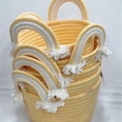 Target orange robe baskets set of 4