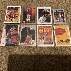 8 Michael Jordan Basketball Cards Chicago Bulls Legend HOF 