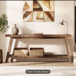 Rustic Farmhouse Entryway  Table