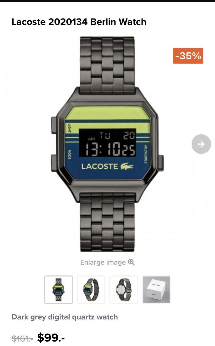 Watch From Lactose Berlin ! New With Box ( Ask For Price)