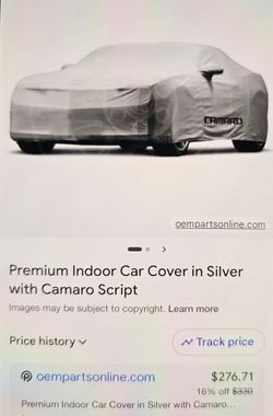 6th generation Camaro Custom Car Cover OEM