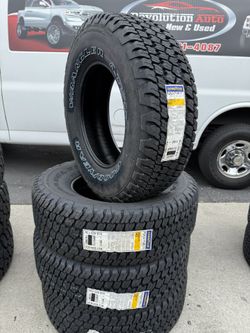 Tacoma Trd Tires New Goodyear Wrangler ATS 265/70R17 $650 Set Of Four Install Mount And Balance