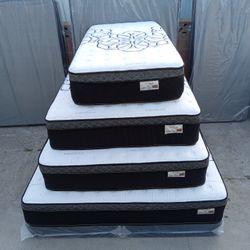 Full Size Pillow Top Mattress 12" Thick. All Sizes Available. Brand New Mattresses