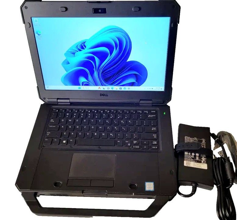 Dell Full Rugged Laptop Xtreme Intel Core i5 8th Gen 16 GB RAM 512 GB SSD Webcam Dual Batteries Windows 11 Professional 