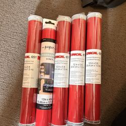 Adhesive Vinyl Red