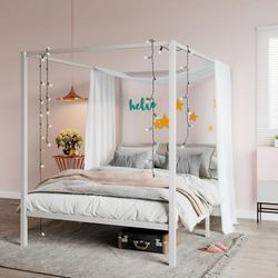 Full Size Canopy Bed Frame