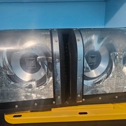 Dual Subwoofer Box – Ported Enclosure, Heavy Bass