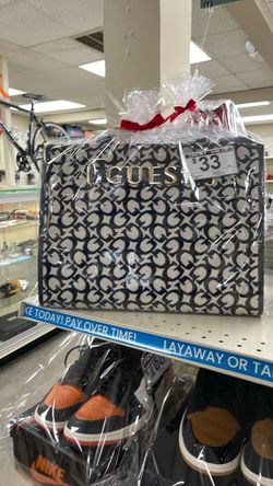 Guess Monogram Tote Bag
