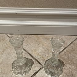 (2) 3.5" tall candle holder.