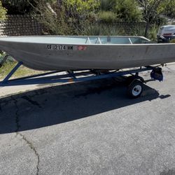 Gregor Welded Aluminum Fishing Boat 