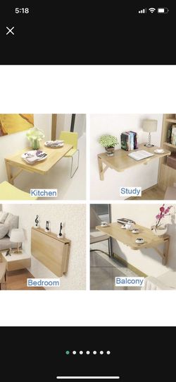Wall Mounted Folding Table 