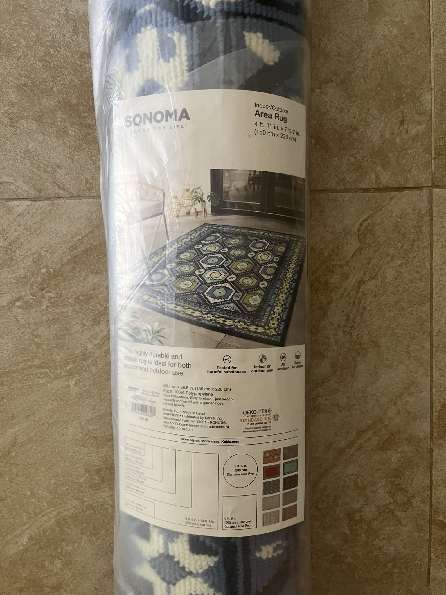 area rug indoor/outdoor