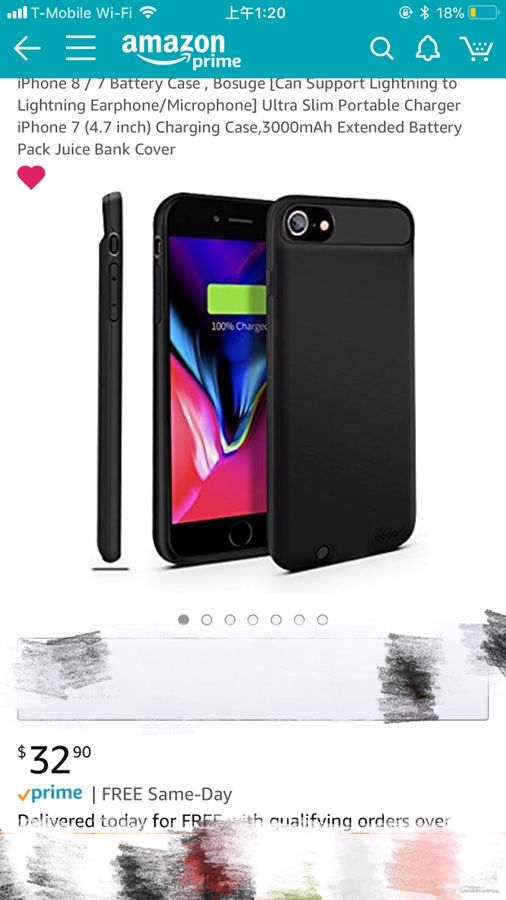 iPhone 8 / 7 Battery Case