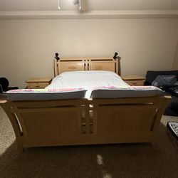 California King Bedroom Set with Mattress