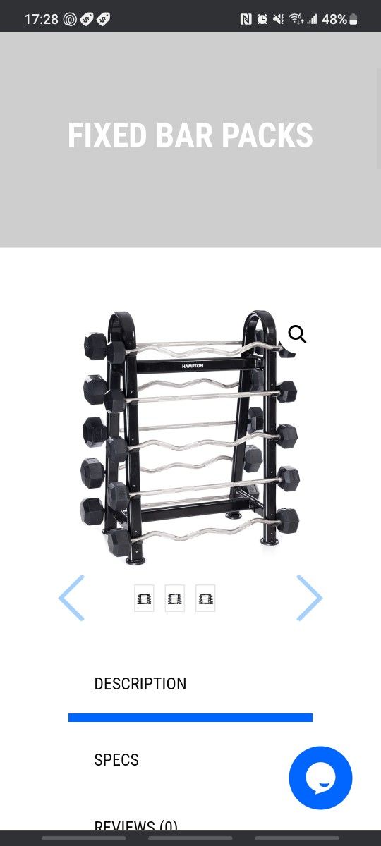 Ez Barbell & Straight Set With RACK