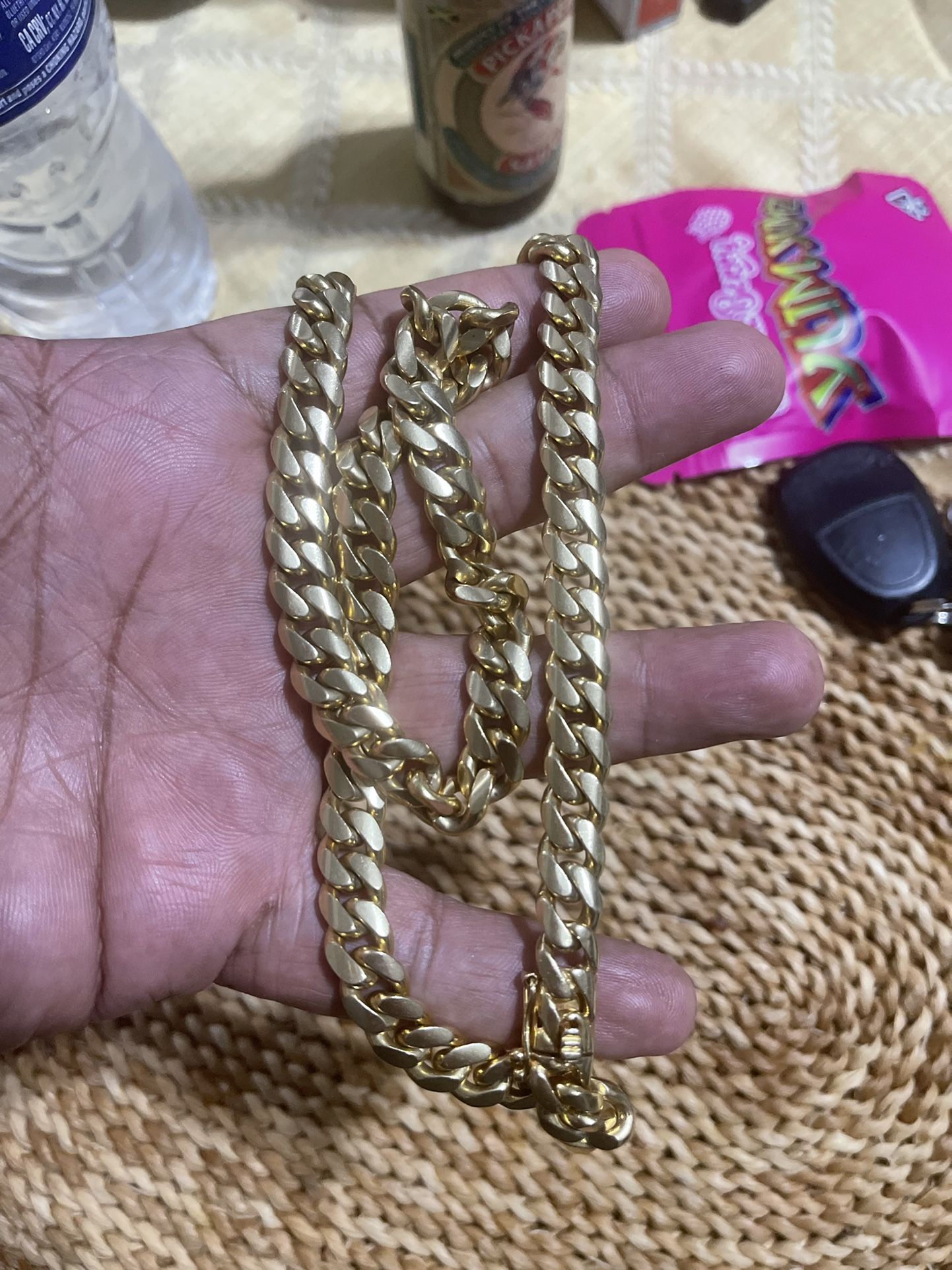 18kt  Solid Cuban Chain  224grams11,000