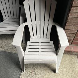 2 Adirondack Chairs 